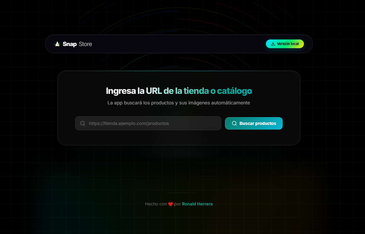 Dashboard SnapStore