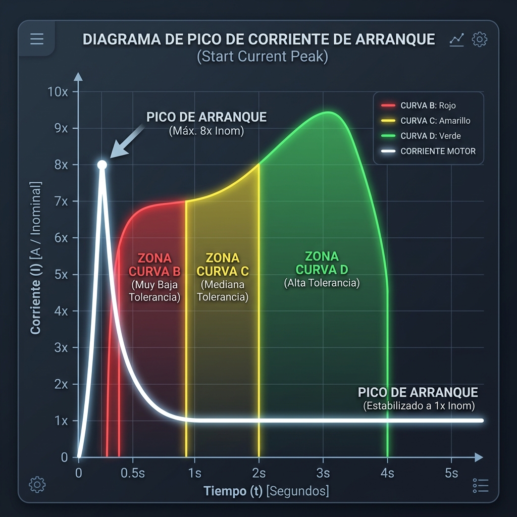Gráfica de curvas de disparo